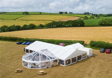 Catering Temporary Outdoor Tent , Resturant Marquee Party Tent 1000 Seaters For Family Banquet