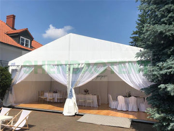 500 Person 50 X 140 Clear Gable White Outdoor Event Tent , White Outdoor Tent