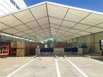 Fire Resistant PVC Tarpaulins Temporary Garage Tent , Temporary Tent Structure Commercial Industrial