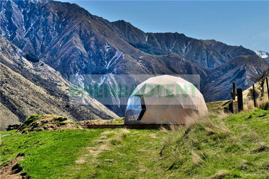 Easy Installation Glamping Dome Tents Hot Dip Galvanized Steel Tubes Structure