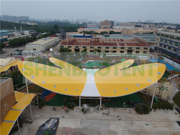 Animal Butterfly Shape Tensile Shade Structures For Playground Primary School