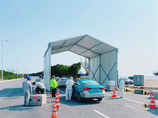 Anti Rust Stable Outdoor Event Tents For Temporary Check Point