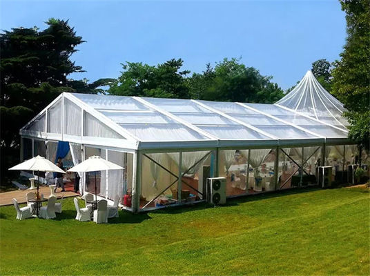 Wind Load 120km/H Outdoor Wedding Tent With Wooden Flooring