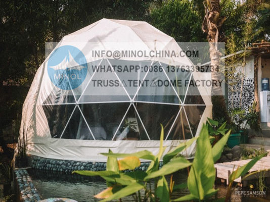 Cheap Weatherproof Glamping Geodesic Dome House Tent for Sale