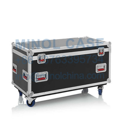 Aluminum Flight Case Transport Flight Case ATA Truck Pack Trunk With Casters
