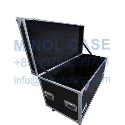 Professional Aluminum Utility Trunk Flight Case With Casters