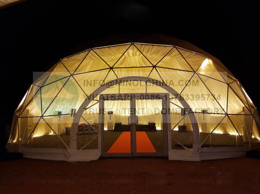 20m Diameter UV Resistant Geodesic Dome Tent Aluminium Frame