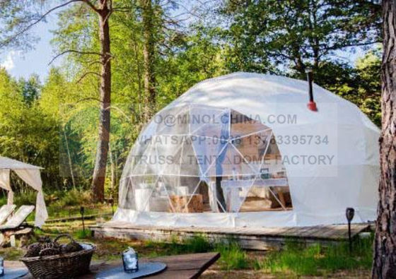 2 Guests Glamping Dome Resort With Fireplace Gas Heater
