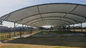 Permanent Building Big Membrane Steel Shade Structure For 130x200 Feet Basketball Court
