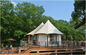 Resort Lodge Luxury Hotel Tents 20-100 Square Meters PVDF Membrane Tensile Shade