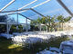 Romantic Wedding Event Transparent Roof Tent Structure Big Wedding Marquee For Hire