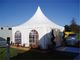 Waterproof White PVC Pagoda Party Tent For Outdoor Party Events Cold Resistant