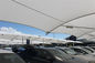 Flexibility Installation Steel Tensile Shade Structures Membrane PVDF Car Parking Shade