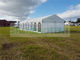 Outside Clear Windows Luxury Party Tent , White Marquee Tent Environmental Friendly