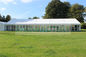 Luxury Big Outdoor Wedding Tent Marquee White PVC With Glass Wall Water resistant