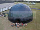 200 Square Meter Projection Black Dome Tent , Festival Dome Tent Outdoor Cinema For Family