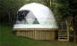 Glass Windows Outdoor Dome Tent House , Dome Clear Tent 6m Different Colors Available