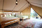 Steel Pipes Frame Luxury Tents For Resorts Canvans For Hotel Camping Customized Height