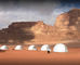Brown Pvc Standard Luxury Hotel Tent For Two People Nice Camping In Wadi Rum