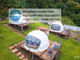 Steel Frame Waterproof Canvas Dome Tents For Camping Hotel