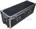 48 Utility Flight Case With Low Profile Wheels Silver On Black
