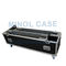 Aluminum 65Led Display Road Case TV Case For Two 55 To 65 LED TVs With Wheels