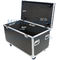 Aluminum Durable Utility Truck Pack Transport Flight Case 45 Rubber-Lined Cable Truck Road Case With Heavy Duty Caster