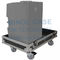 Aluminum Line Array Speaker Flight Case With 4 Inch Wheels For Two RCF HDL 10-A Active Line Array Speakers
