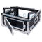 Aluminum Rack Case With Slant Mixer Top DJ Mixer Cabinet With 4pcs Casters