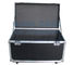 Black Flight Case For Carrying Equipment With Wheels Tool Flight Aluminum Carrying Case