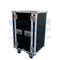 Custom Shockproof 20U Rack Case Flight Case With Wheels For Music Equipment Shipping