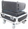 Line Array Flight Case For 2 RCF HDL6-A Speakers With Wheels