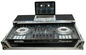 Rolling Embroidery Printed logo DJ Flight Case With Glide Shelf