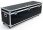 Aluminum Fireproof Plywood Utility Flight Case With Wheels Latches Road