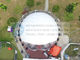 Heat Proof Aluminium Event Dome Tent With Skylights 100km/H Windloads