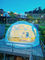 TUV Glass Windows Glamping Dome Tent By 4 People A Day