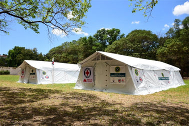 Red Cross Hospital Tent Medical System Coronavirus Solution Ventilating Windows