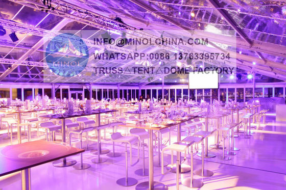 Hard Pressed Outdoor Wedding Marquee Tents Anti Rust Surface